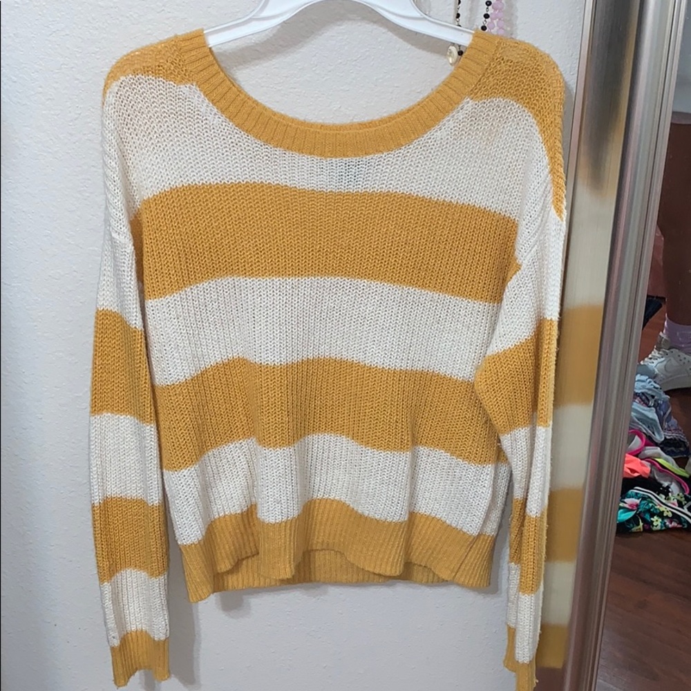 Striped American Eagle Sweater